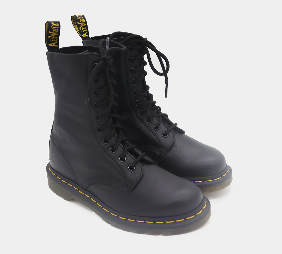 Dr. Martens 1460 Pascal Virginia Leather 22524001 Stiefel Schwarz UK 3-8