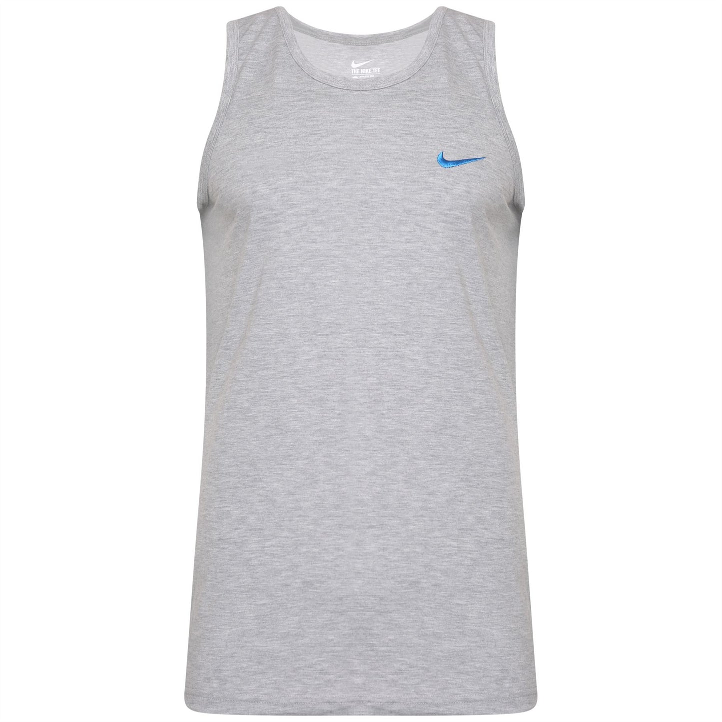 Herren Nike Logo Vest Tank Top Ärmelloses T-Shirt Singlet – Grau