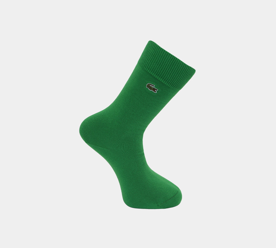 Lacoste Chaussettes basses en jersey de coton doux RA780500QMN Vert UK 3.5-11