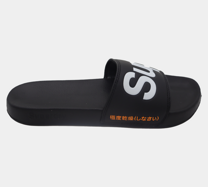 Superdry Claquettes de piscine classiques MF300004A 02A Noir S-XL