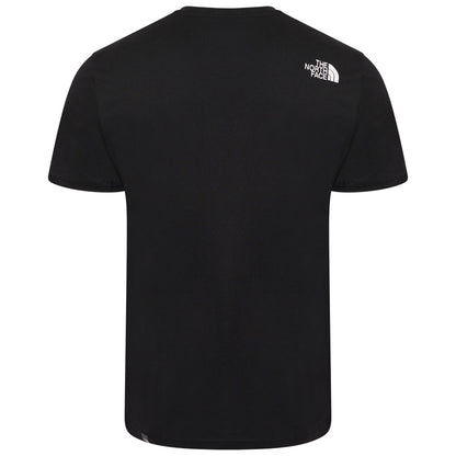 T-shirt de sport avec logo en coton Simple Dome The North Face - Noir