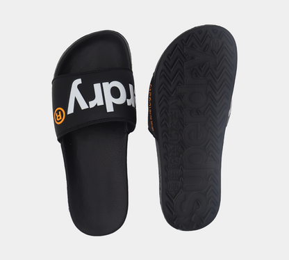 Superdry Claquettes de piscine classiques MF300004A 02A Noir S-XL