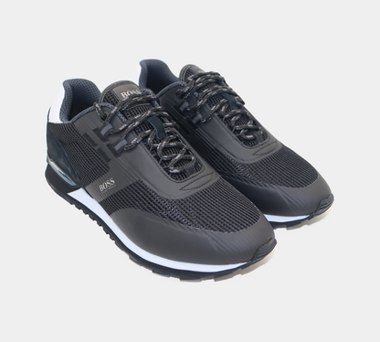 Hugo Boss Parkour Runn Hybrid 50455306 001 Trainers Black UK 6-11