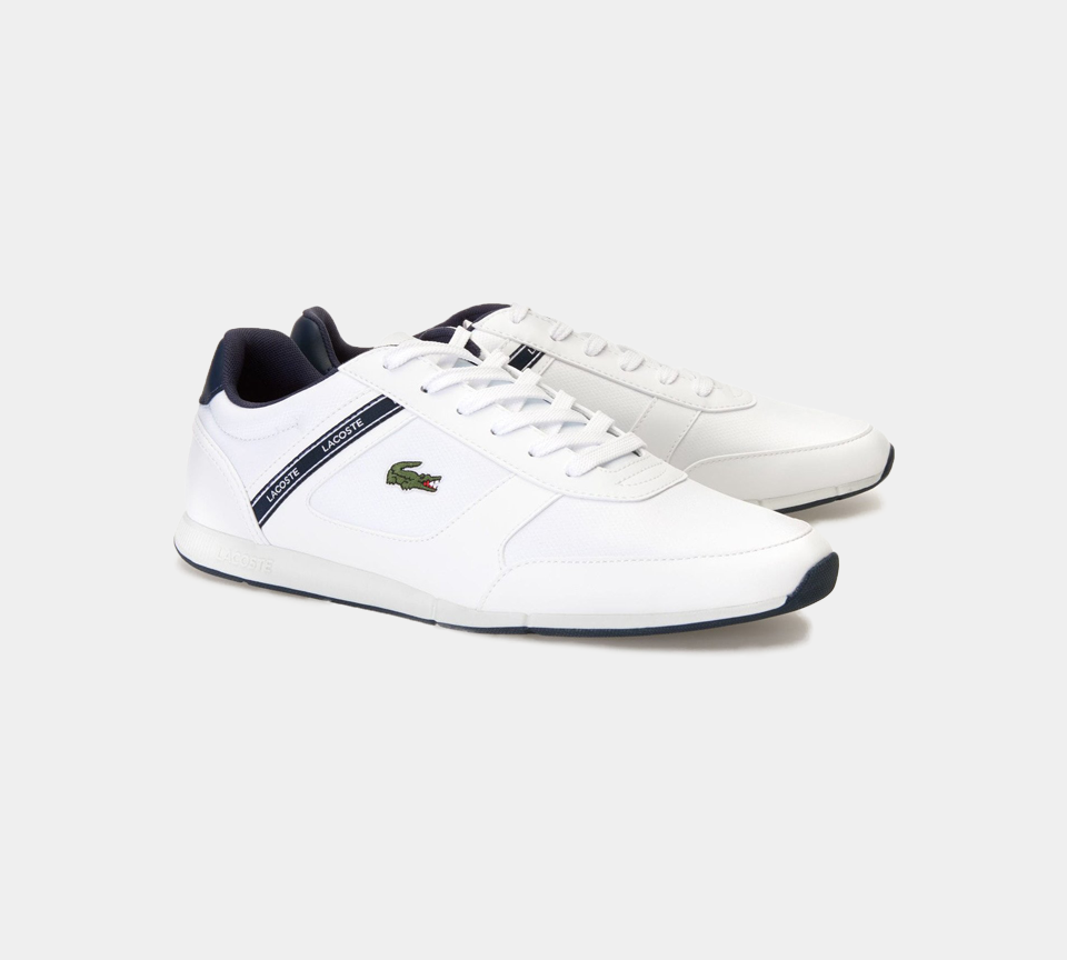 Lacoste Menerva Sport Synthetic 37CMA0064042 Trainers White/Navy UK 7