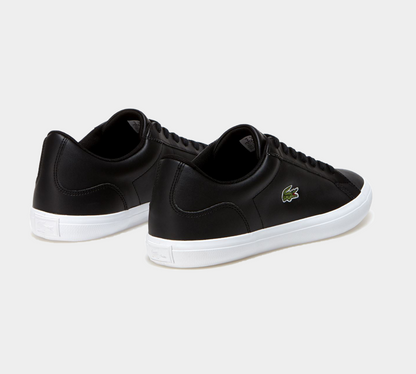 Lacoste Lerond Monochrome Leather 33CAM1032024 Trainers Black UK 6-11