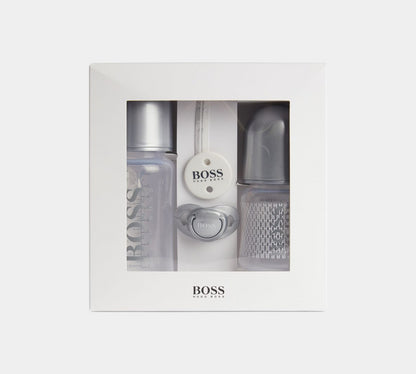 Hugo Boss Baby Bottle and Dummy Set