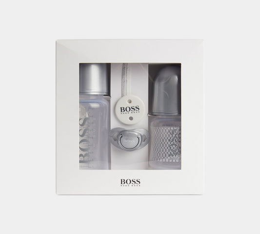 Hugo Boss Baby Bottle and Dummy Set