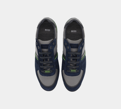 Hugo Boss Glaze Trainer 50407903463 Trainer Navy UK UK 5-11
