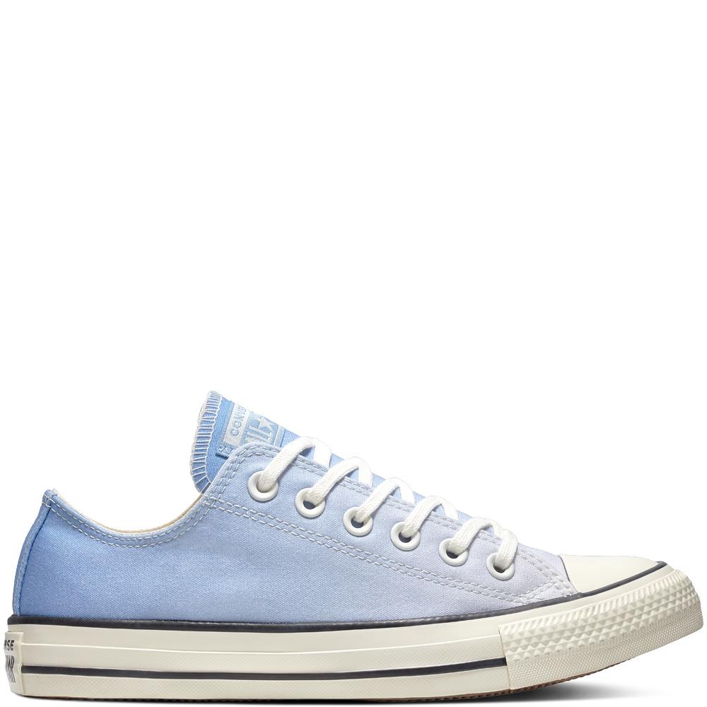 Converse Chuck Taylor All Star Ombre Wash Low Top Blau Damen UK 3-8