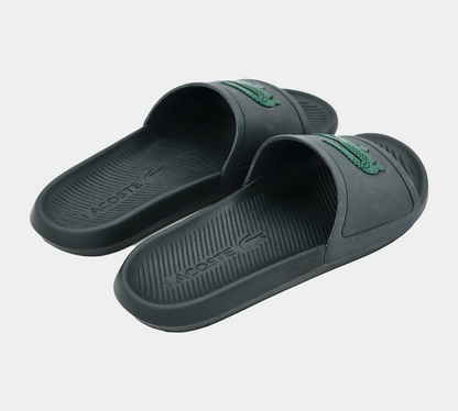 Lacoste Croco Slides 319 CMA 7-38CMAA0034DQ1 GREEN UK 7-10