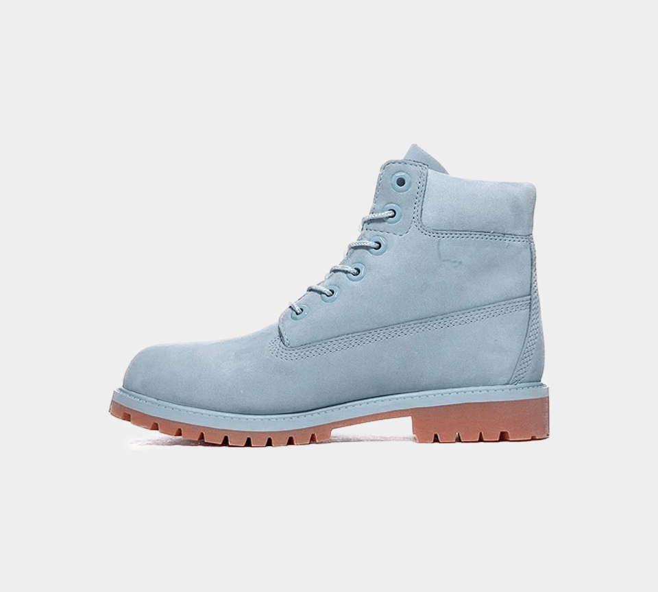 Timberland 6 Inch Premium Boots Shoes Junior Stone Blue A1K4Q UK 3-6.5