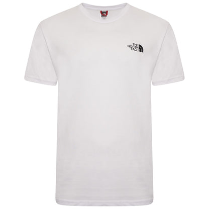 The North Face Simple Dome Cotton Logo Sports T-Shirt Top - White
