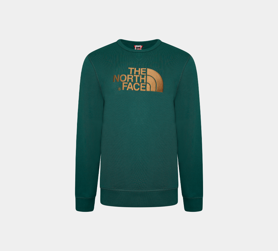 The North Face Drew Peak Crew T92ZWRN3P Sweatshirt Dunkelgrün UK S-2XL
