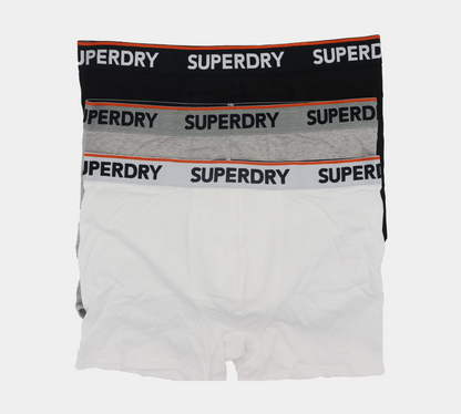 Superdry Coton Bio M3110082A JKV Triple Pack Boxers Noir/Gris/Optique S-XL