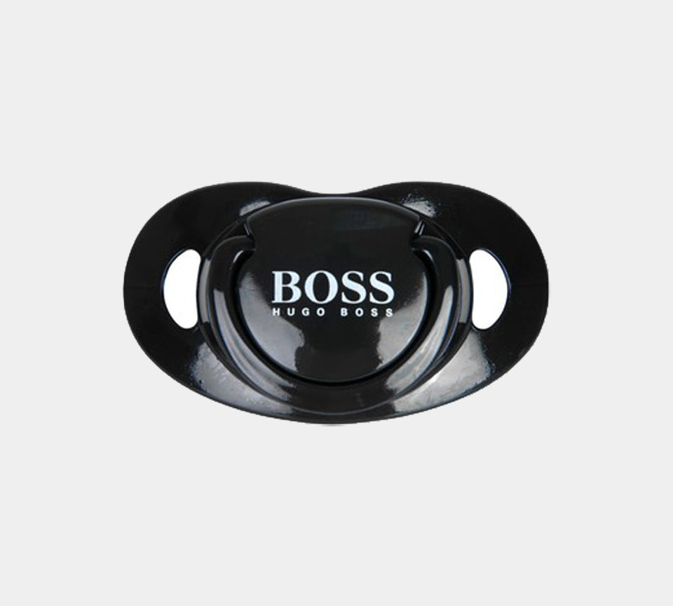 Hugo Boss Baby Bottle and Dummy Set
