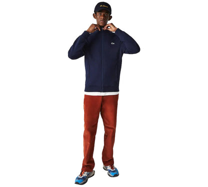Lacoste Sport Cotton Blend Fleece Zip Sweatshirt