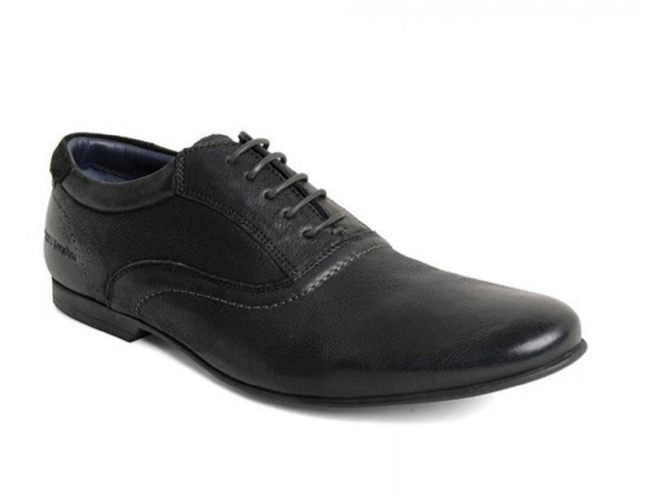 BASE London Galactic Waxy Black Shoes UK 6