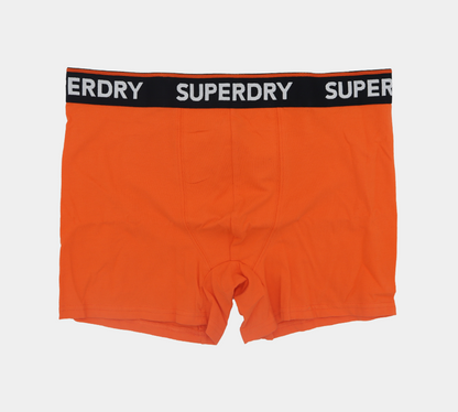 Superdry Coton Bio M3110082A 4IX Triple Pack Boxers Noir/Gris/Orange S-XL