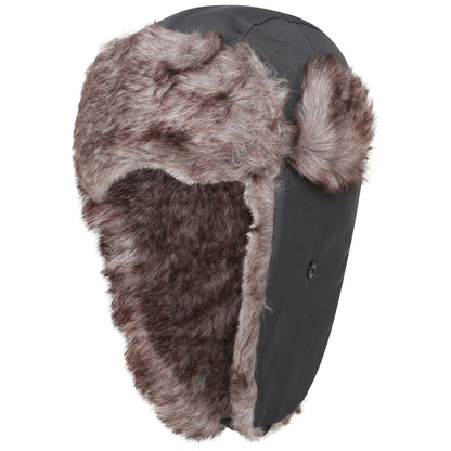 Mens Waterproof Trapper Hat 8077  Black Grey Navy One Size