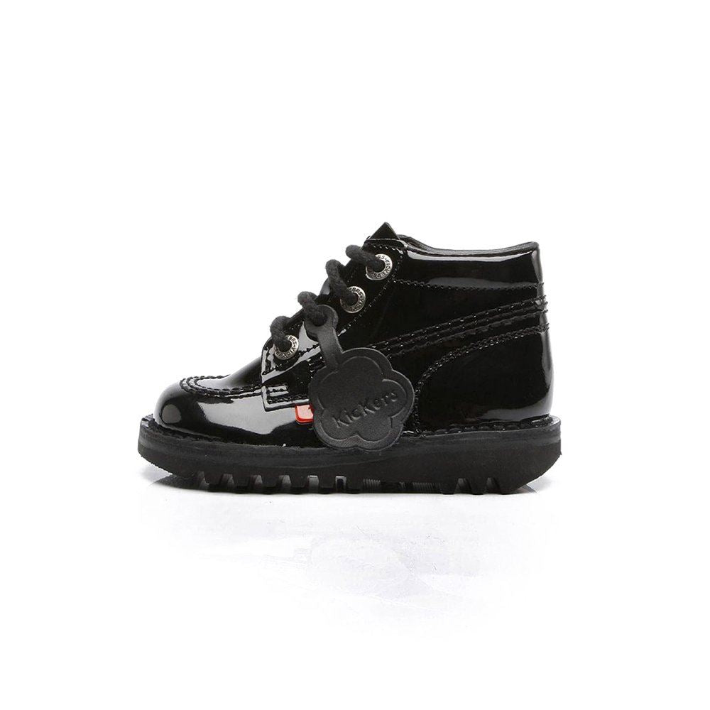 Kickers Kick Hi Infants Patent 1KF0000408BXW UK 10 EU 28