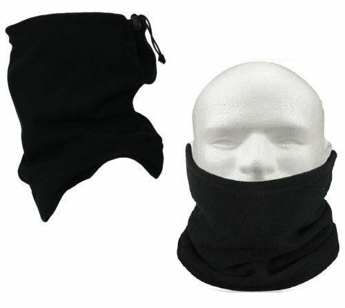 Halswärmer Winter Snoob Tube Thermal Fleece Motorrad Fahrradmaske Unisex Schwarz Einheitsgröße