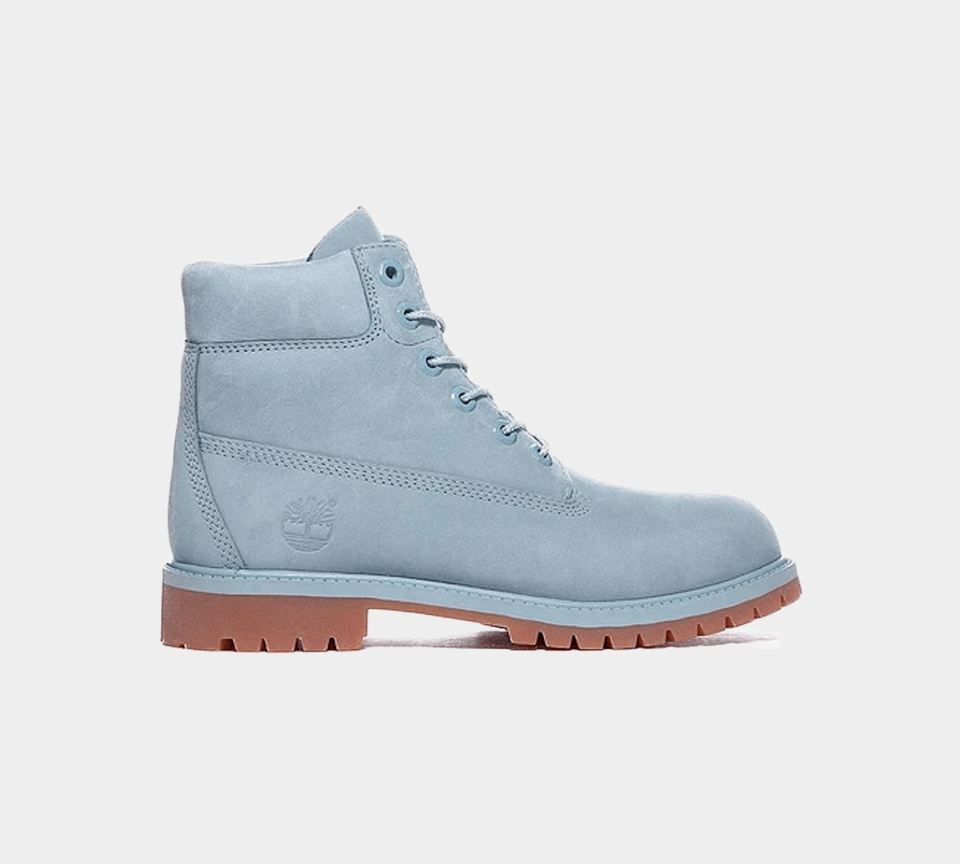 Timberland 6 Inch Premium Boots Shoes Junior Stone Blue A1K4Q UK 3-6.5