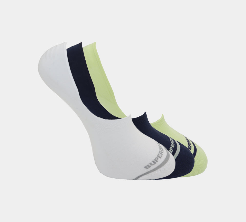 Superdry 3-Pack No Show Trainers Socks