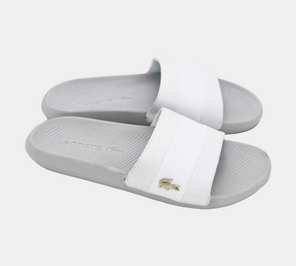 Lacoste SLIDE 120 3 US CMA 7-39CMA006121G WHT/WHT UK 6-11