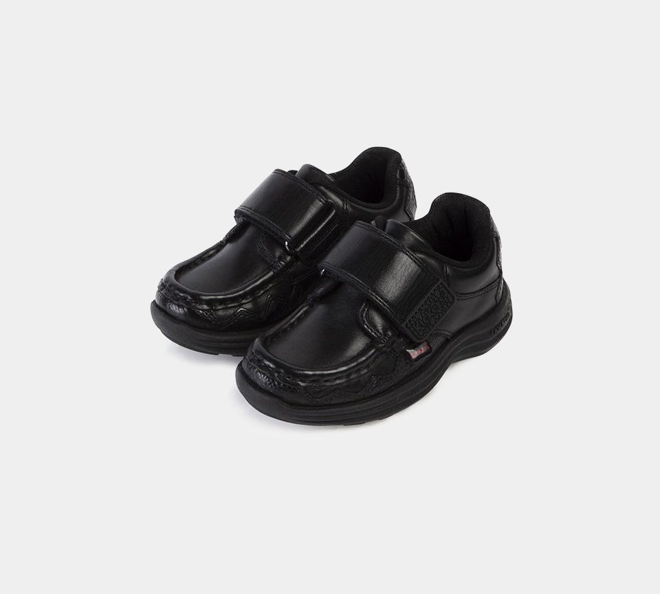 Kickers Reasan Sawrus 1-15564 Black Infant Shoes UK 8-8.5
