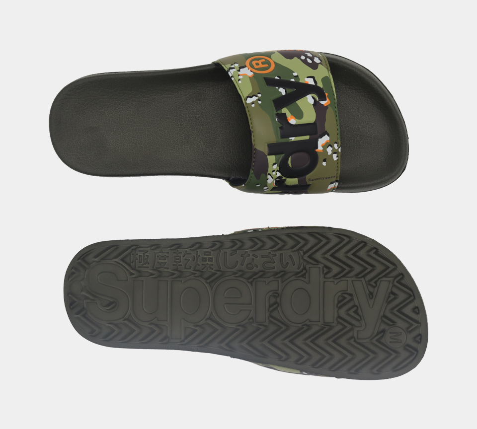 Superdry Classic Pool Slides MF300004A F28 Camo S-XL
