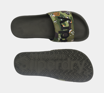 Superdry Classic Pool Slides MF300004A F28 Camo S-XL