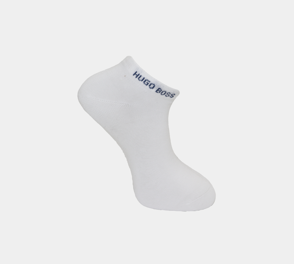 Hugo Boss Two-Pack Ankle 50428744104 Socken Weiß/Navy UK 5,5-11