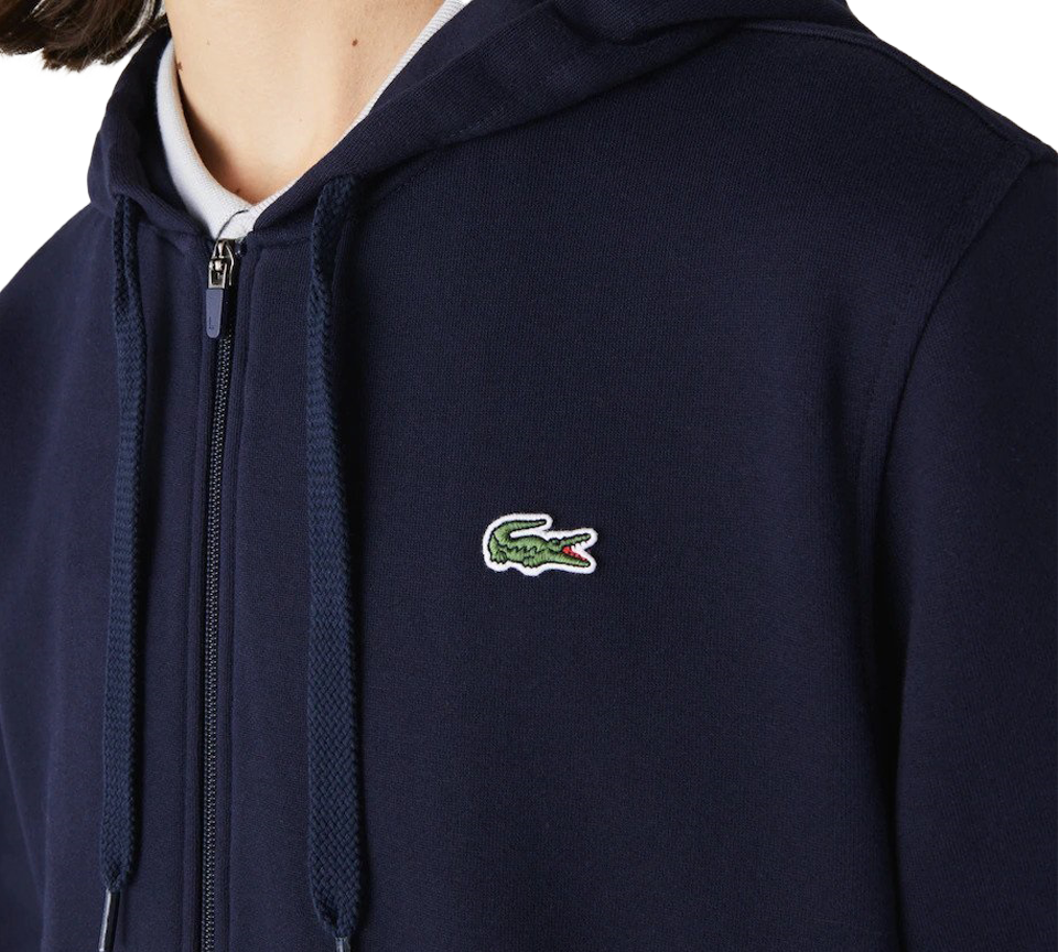 Lacoste Sport Lightweight Bi-Material SH1551 423 Kapuzenpullover Marineblau UK 3-8 (S-3XL)