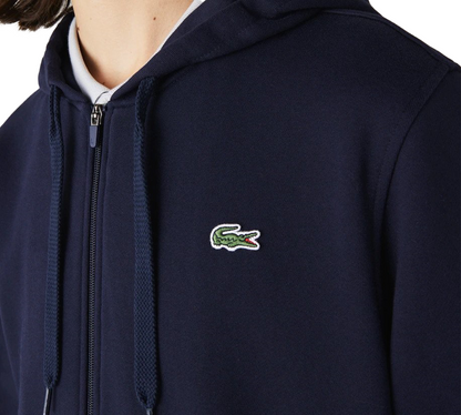 Lacoste Sport Lightweight Bi-Material SH1551 423 Kapuzenpullover Marineblau UK 3-8 (S-3XL)