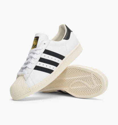 Adidas Superstar 80s G61070 Trainer Weiß/Schwarz/Kreide UK 6,5-11