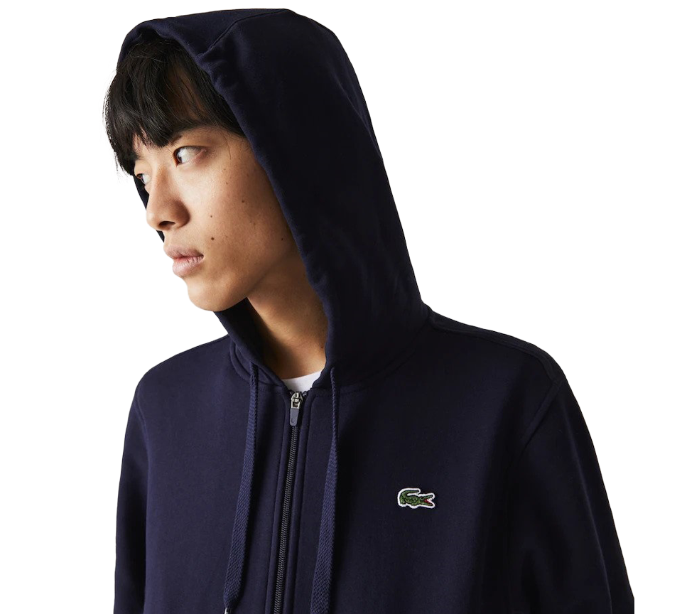 Lacoste Sport Lightweight Bi-Material SH1551 423 Kapuzenpullover Marineblau UK 3-8 (S-3XL)