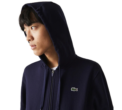 Lacoste Sport Lightweight Bi-Material SH1551 423 Kapuzenpullover Marineblau UK 3-8 (S-3XL)