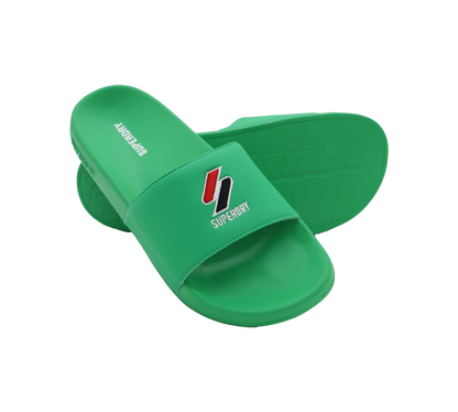 Superdry Core Pool MF310187A 92E Sliders Vert UK S-XL