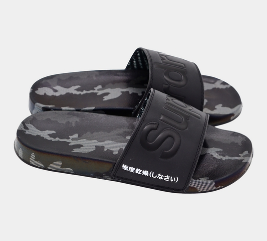 Superdry AOP Beach Slides MF3105STX2L Black/Camo S-XL