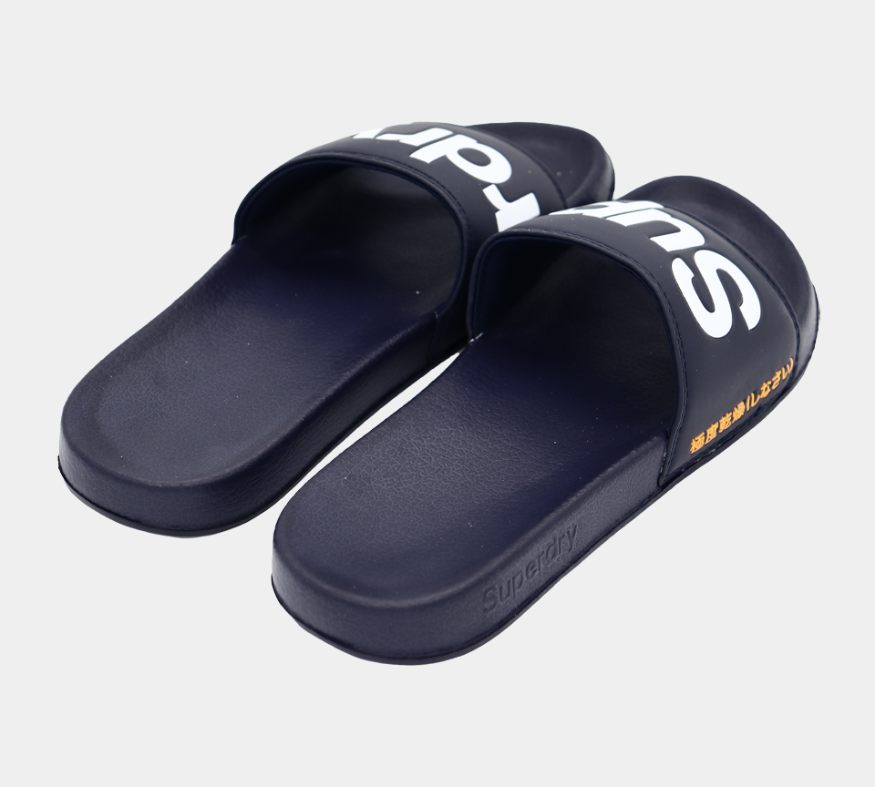 Superdry Classic Pool Slides MF310008AJUA Lauren Navy S-XL