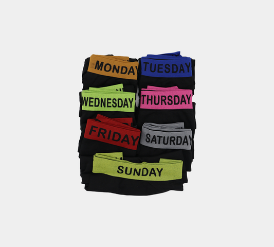 Days of the Week 7-Pack Soft Cotton Rich 7BXR Boxer Shorts