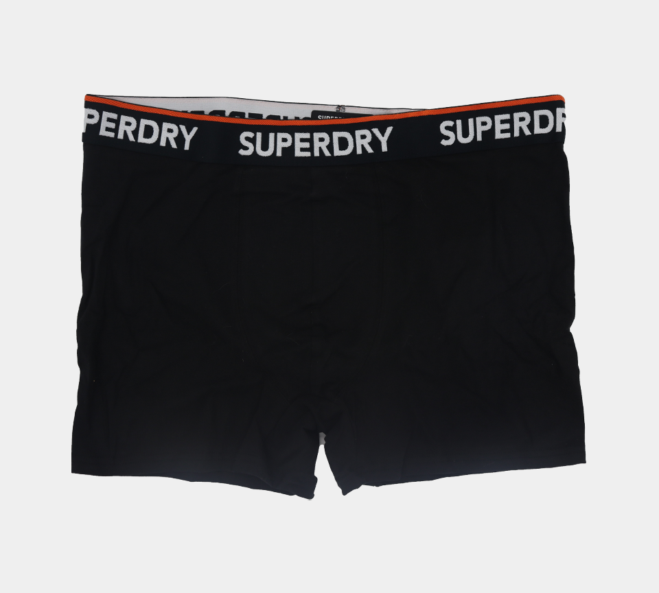Superdry Coton Bio M3110082A JKV Triple Pack Boxers Noir/Gris/Optique S-XL
