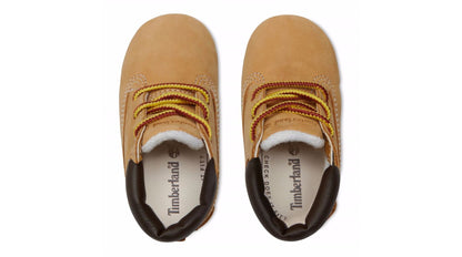 TIMBERLAND'S CRIB BOOT WITH HAT WHEAT-WHEAT