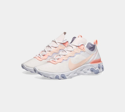 Nike React Element 55 BQ2728 601 Trainers Pale Pink UK 3.5
