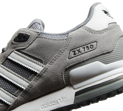 Adidas ZX750 GW5529 Baskets Gris Chiné/Core Noir/Footwear Blanc UK 7-12