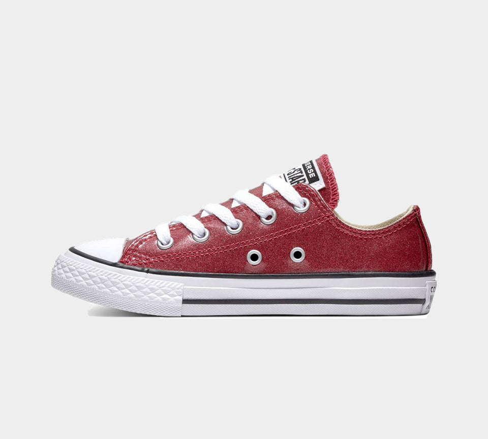 Converse Chuck Taylor All Star Ox Trainers Pink Glitter