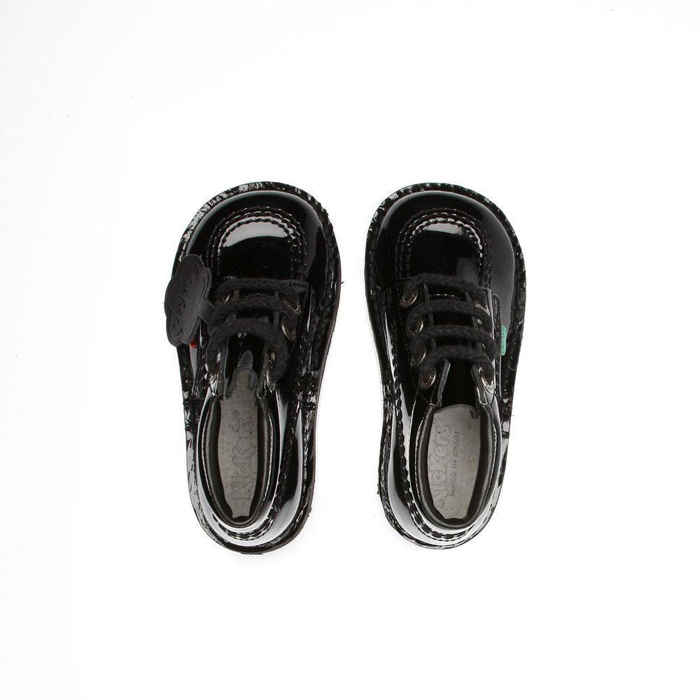 Kickers Kick Hi Infants Patent 1KF0000408BXW UK 7 EU 24