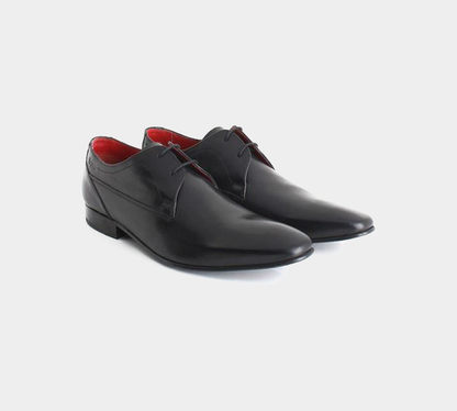 Base London Button Waxy Formal Shoes