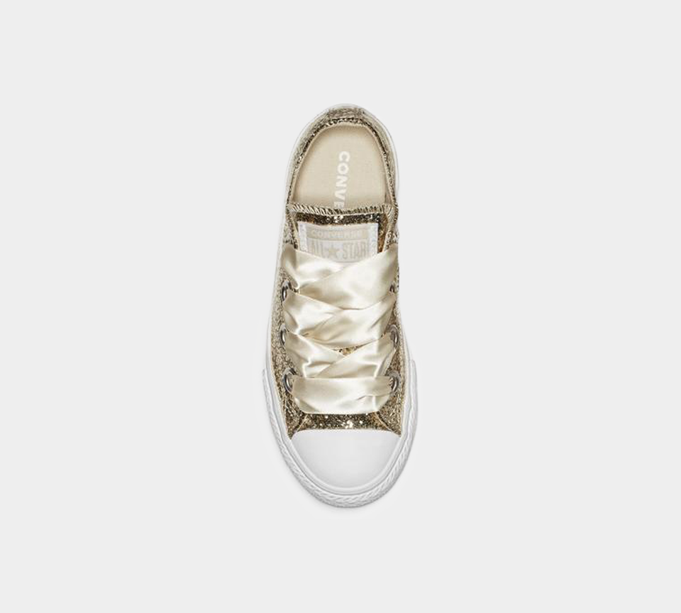 Converse CTAS Big Eyelets OX 662307C ELFENBEIN 