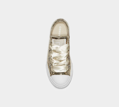 Converse CTAS Big Eyelets OX 662307C ELFENBEIN 